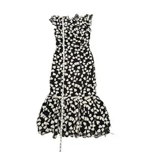 Shoshanna Dresses Shoshanna Black And Gold Liberty Dress Midi